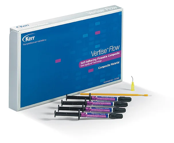 Vertise Flow Assorted Kit, самопротравливающий жидкий композит, набор (4 х 2 г.), Kerr