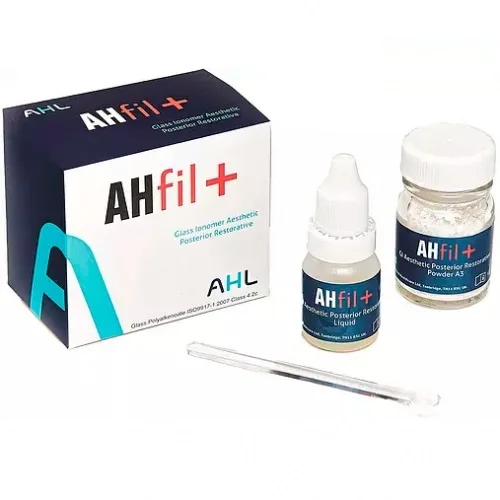 AHfil+, цвет A3.5, AHL - цемент стеклоиономерный