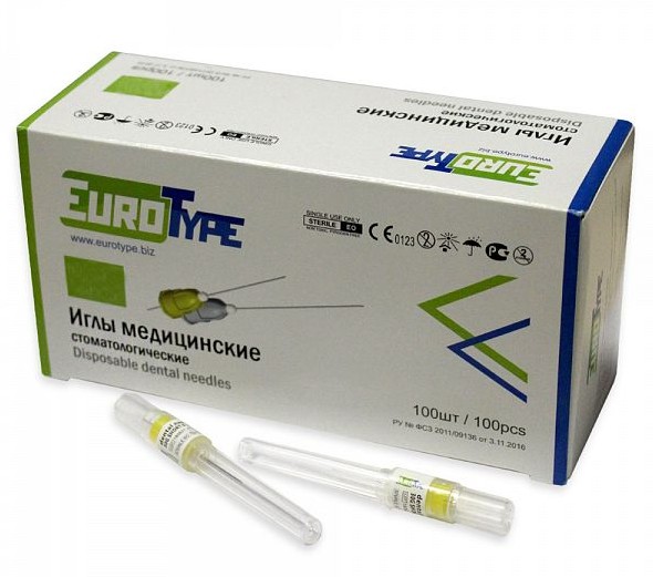 Иглы карпульные Eurotype