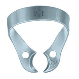 №22. Кламп для верхних и нижних премоляров, с плоскими щечками, Dentech
