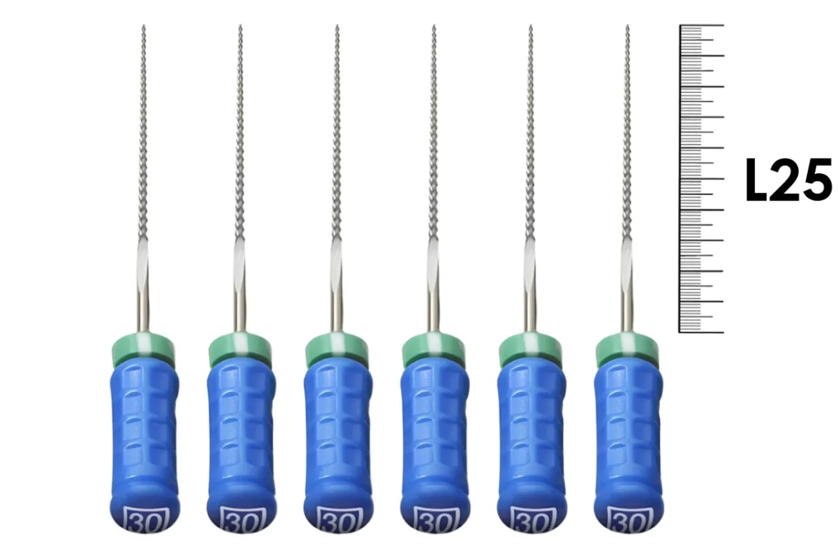 H-File M-Access 25мм №30 (6 шт), Dentsply Sirona - ручные файлы, каналорасширители