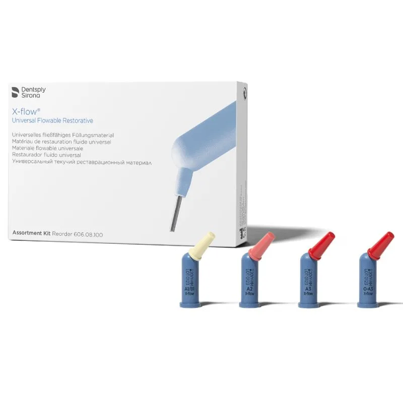 X-Flow,  текучий композит, набор (16 x 0.25 г.), Dentsply