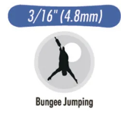 Резиновая тяга Bungee Jumping (3/16) 4 mm 6 oz., Heavy AO