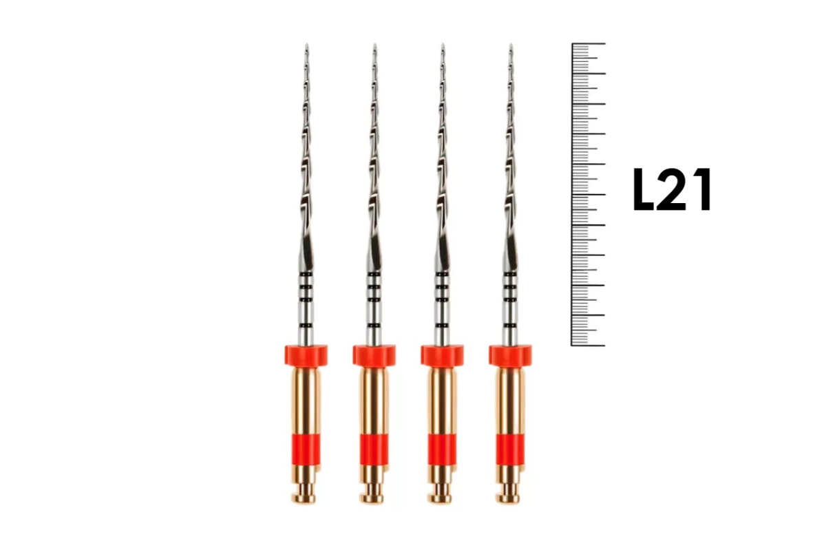 Reciproc 21мм №R25 (4 шт), VDW - машинные файлы