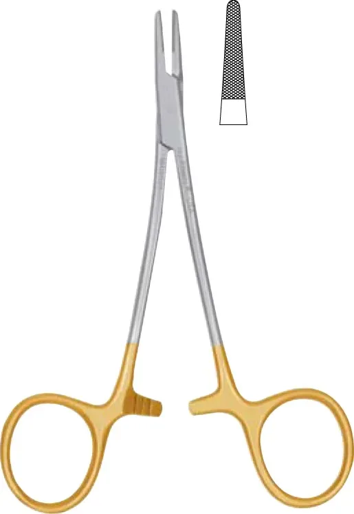 Иглодержатель perma sharp 18 см 7 (от 1-0 до 4-0), NH5044