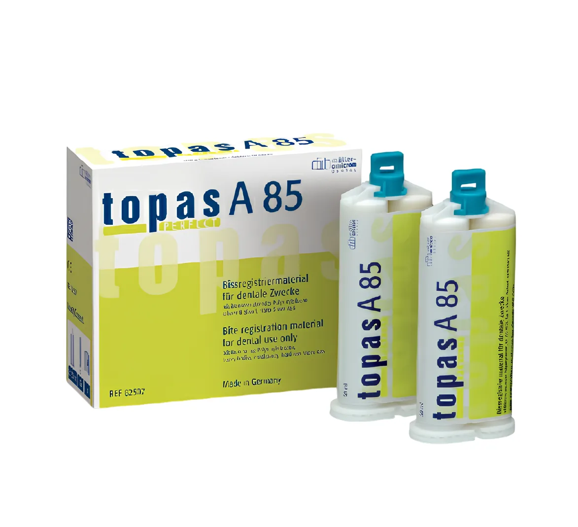 Topas Perfect A85, А-силиконовая слепочная масса в двойном картридже - (2 х 50мл.)