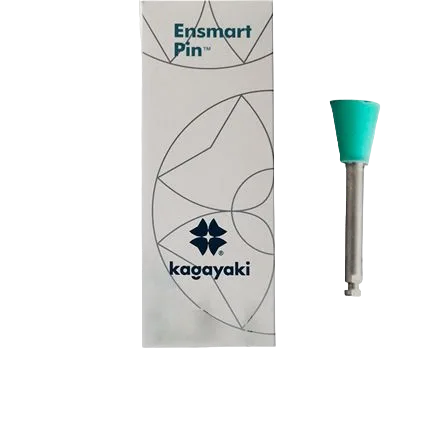 Полиры силиконовые Ensmart Pin Чашка (зел. сред.), на пласт.ножке, (ENP 70-3) - (1 х 10шт.)