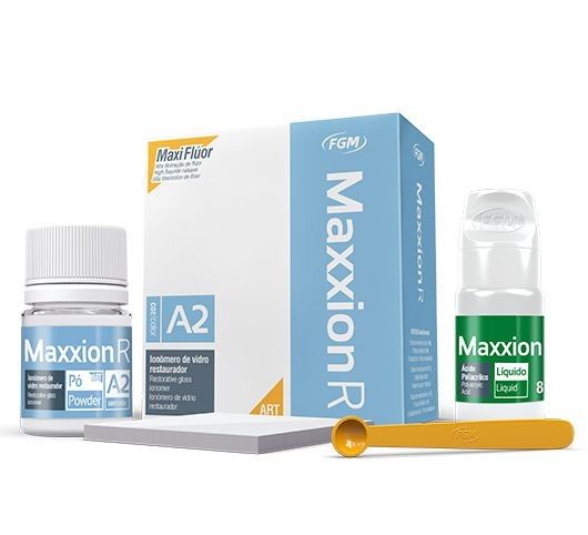 Maxxion R, цвет А2 (10 гр + 8 гр), стеклоиономерный цемент