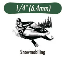 Резиновая тяга Snowmobiling (1/4) 6 mm Heavy (6 oz.)