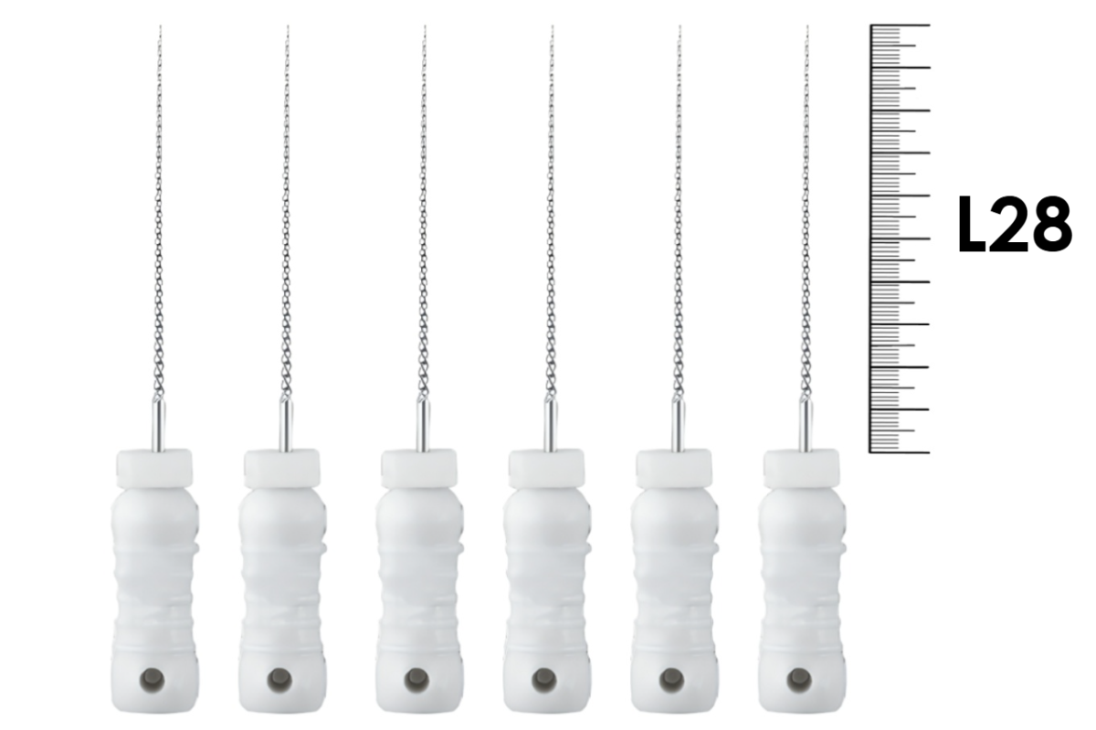 K-File ReadySteel 28мм №15 (6 шт), Dentsply Sirona - ручные файлы, каналорасширители, в стерильном блистере