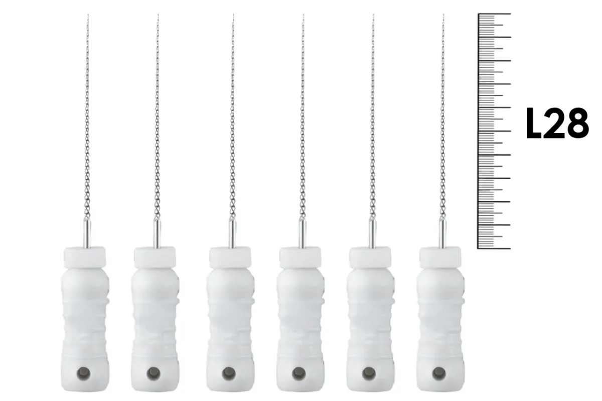 K-File ReadySteel 28мм №15 (6 шт), Dentsply Sirona - ручные файлы, каналорасширители, в стерильном блистере