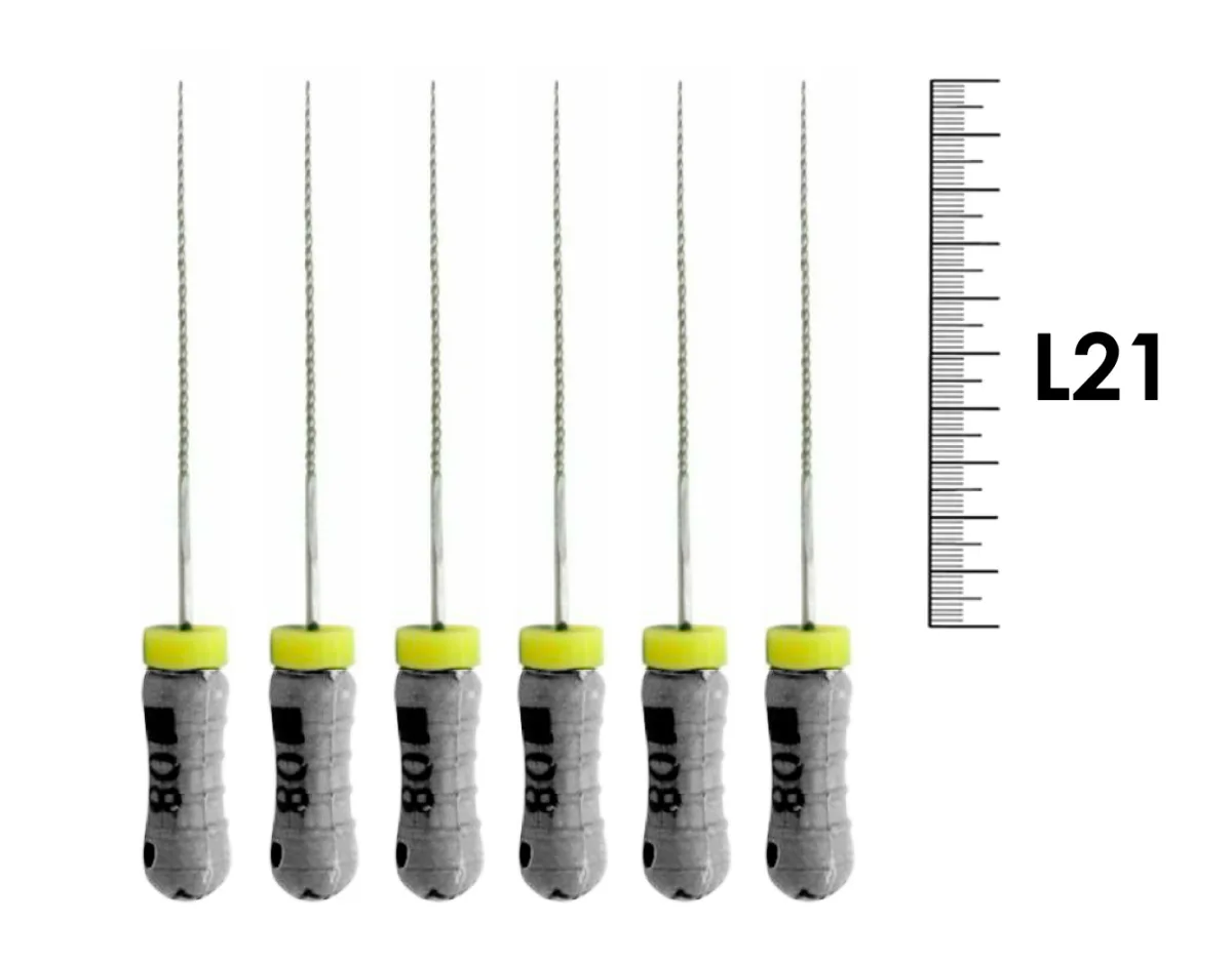 K-Reamer Antaeos 21мм №08 (6 шт), VDW - ручные файлы, каналорасширители