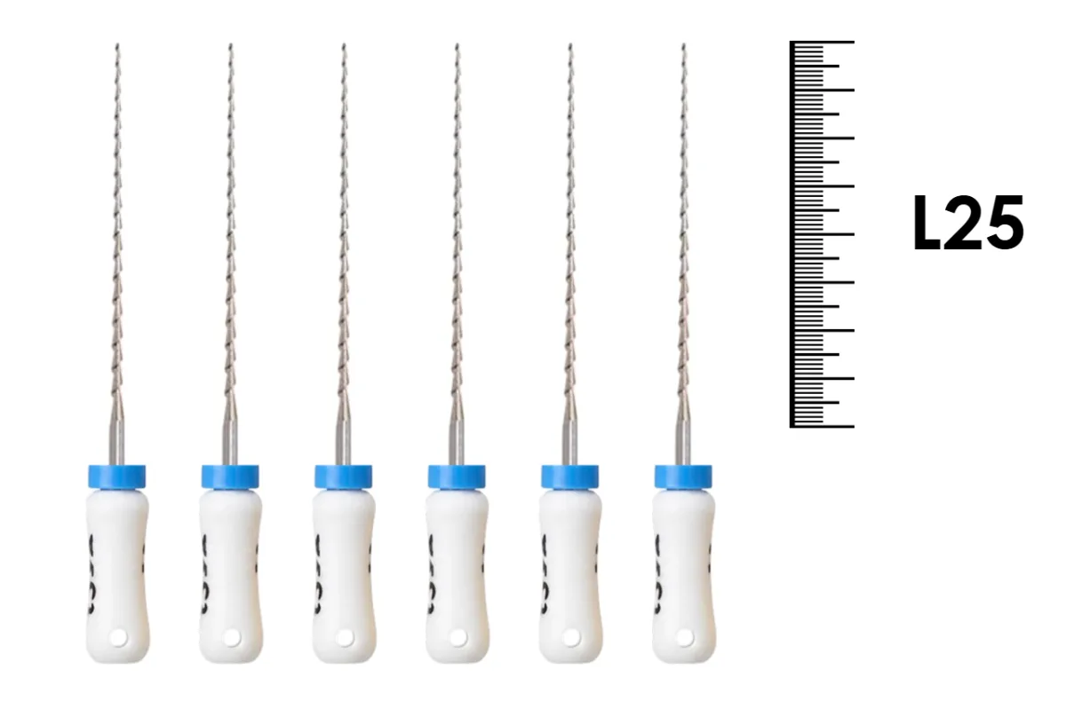 K-Reamer 25мм №45 (6 шт), NIC - ручные файлы, каналорасширители