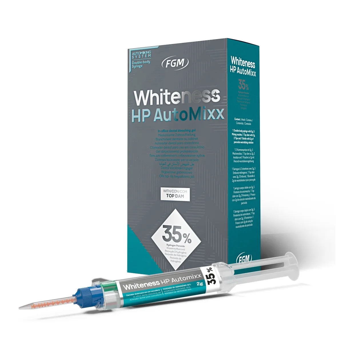 Whiteness HP AutoMixx 35%-клиническое отбеливание на 4 пациентов