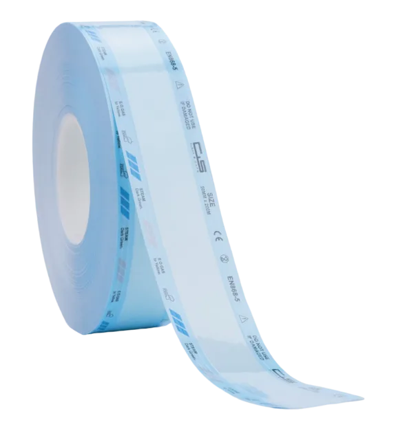 Рулон для стерилизации и хранения плоский, 55 мм x 200 м, Clean+Safe