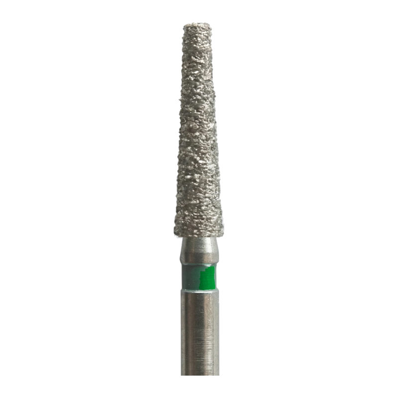Бор алмазный 848 018 FG, зеленый, Форма: конус с плоским концом (5 шт), Jota
