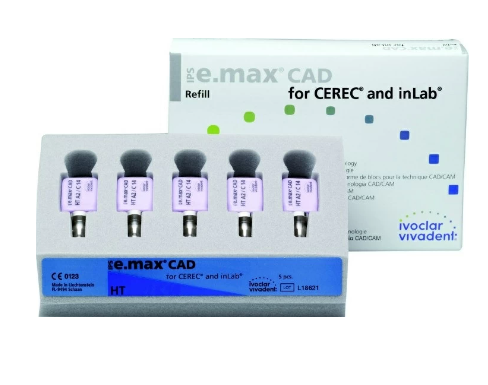 Блоки IPS e.max CAD for CEREC/inLab HT A2 C14 5 шт.