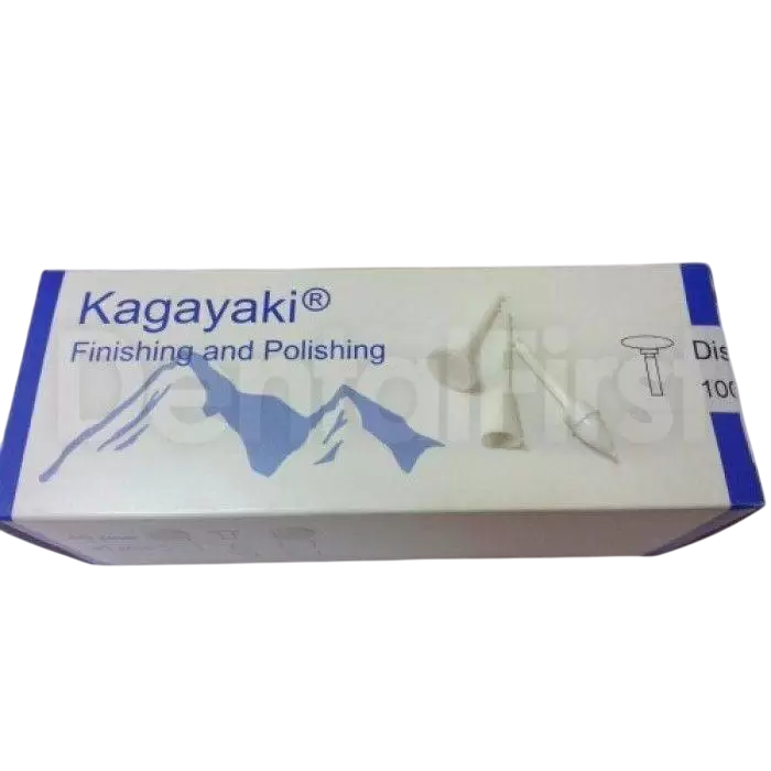 Полиры Kagayaki Enforce Pin MINI -Пуля (ЕРМ 125-1 конус) белый грубый уретановый - (1 х 30шт.)