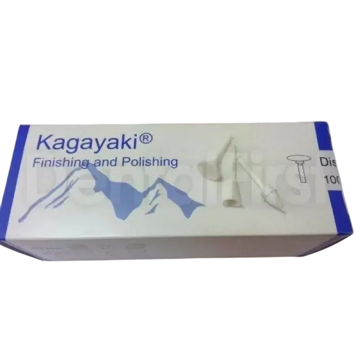 Полиры Kagayaki Enforce Pin MINI -Пуля (ЕРМ 125-1 конус) белый грубый уретановый - (1 х 30шт.)