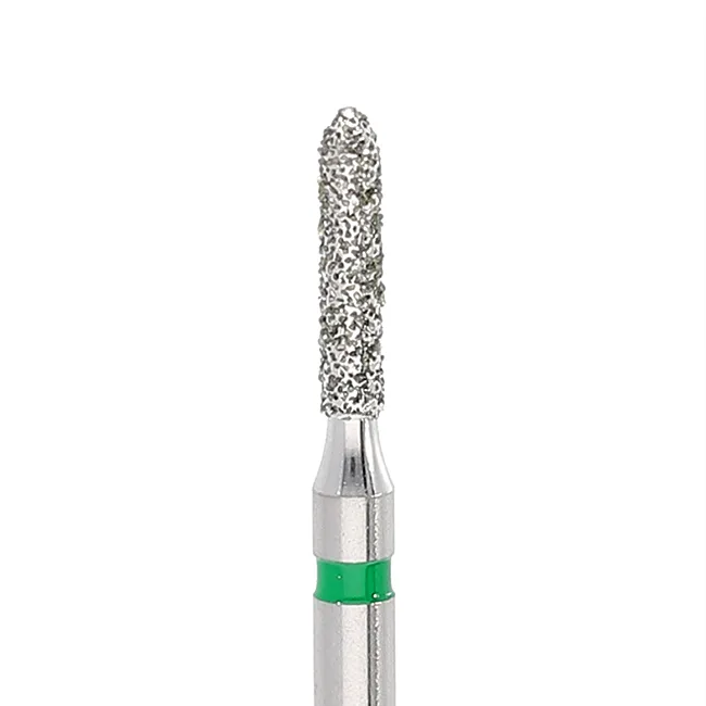 Бор алмазный 6877.314.012, грубый (зелёный), диаметр 1,2 мм (1 шт.), Komet Dental