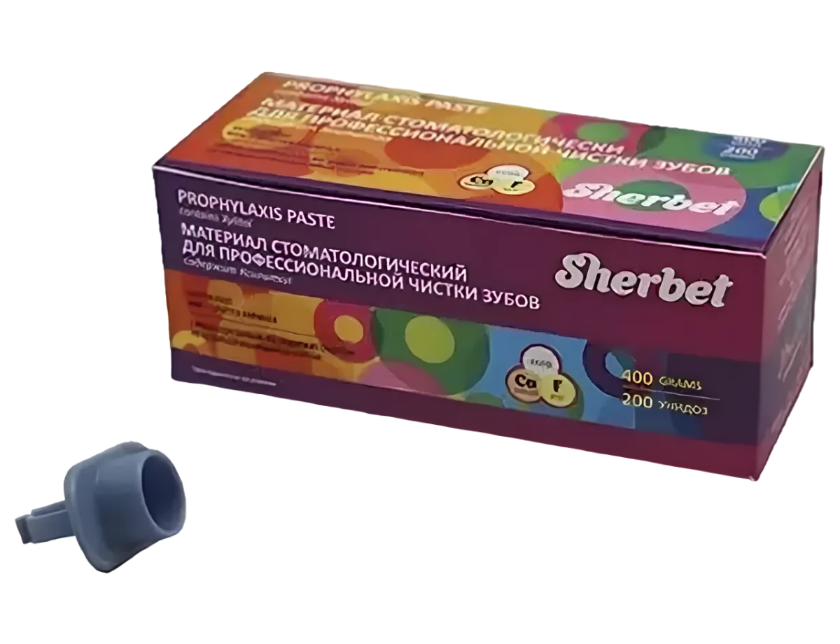Sherbet Prophylaxis Paste, вкус манго, зернистость средняя, 200 унидоз