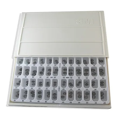 Коронки приформованные стальные (Stainless Steel Crowns) - Набор, 48 коронок (ND-48) (3М ESPE)