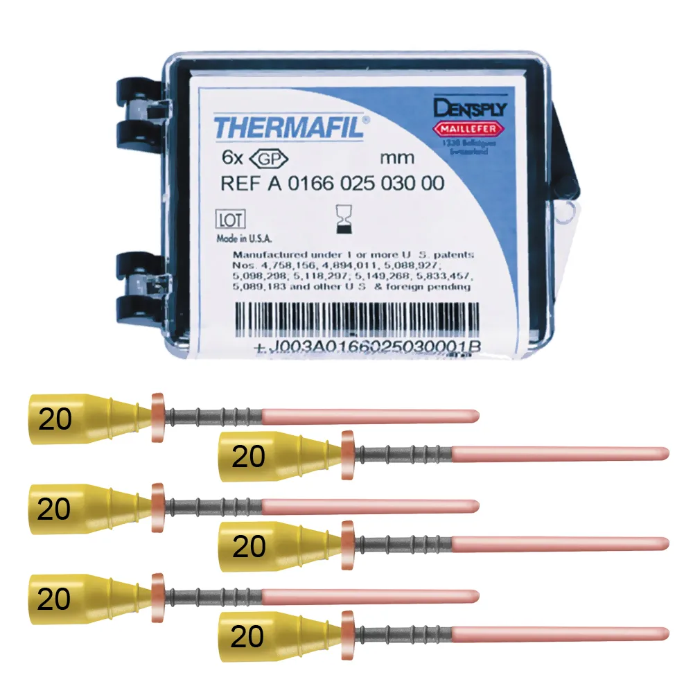 Thermafil - обтураторы (25 мм, ISO 20, 30 шт.)