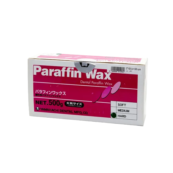 Воск базисный в пластинах Paraffin Medium розовый 170х85х1,4мм - 500г.