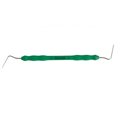 Plugger Heat Carrier №2/4 d=1мм (1 шт), Dentsply Sirona - уплотнитель для термальной конденсации гуттаперчи, двусторонний, зеленый