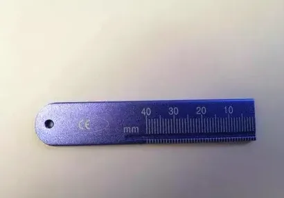 Endo Ruler синяя, JAAN - аксессуары для эндодонтии, эндолинейка