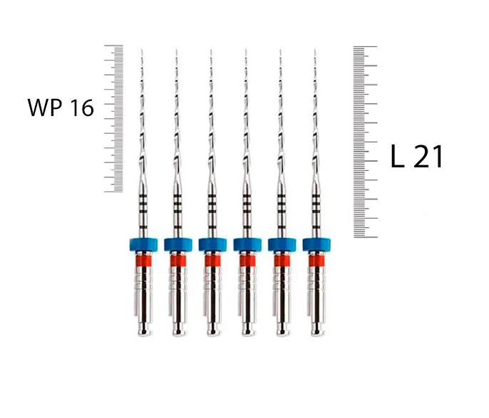 Mtwo 21мм, 06, N25 (6 шт), VDW - машинные файлы, WP 16
