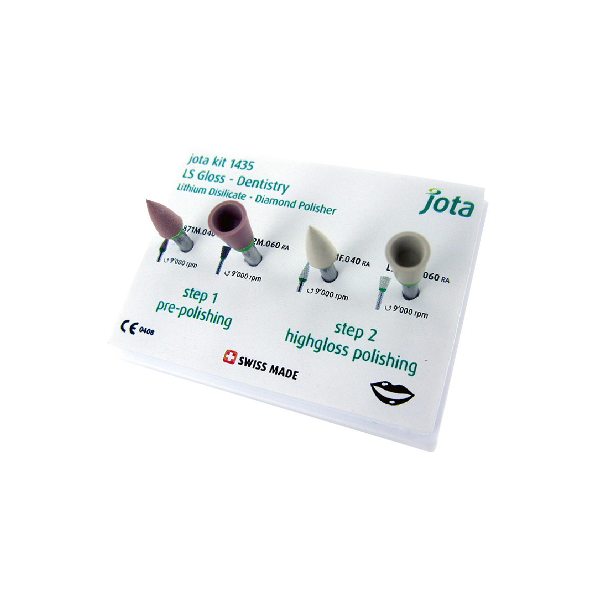 Jota Kit LS Gloss (4 полира) Набор полиров для полировки до зеркального блеска