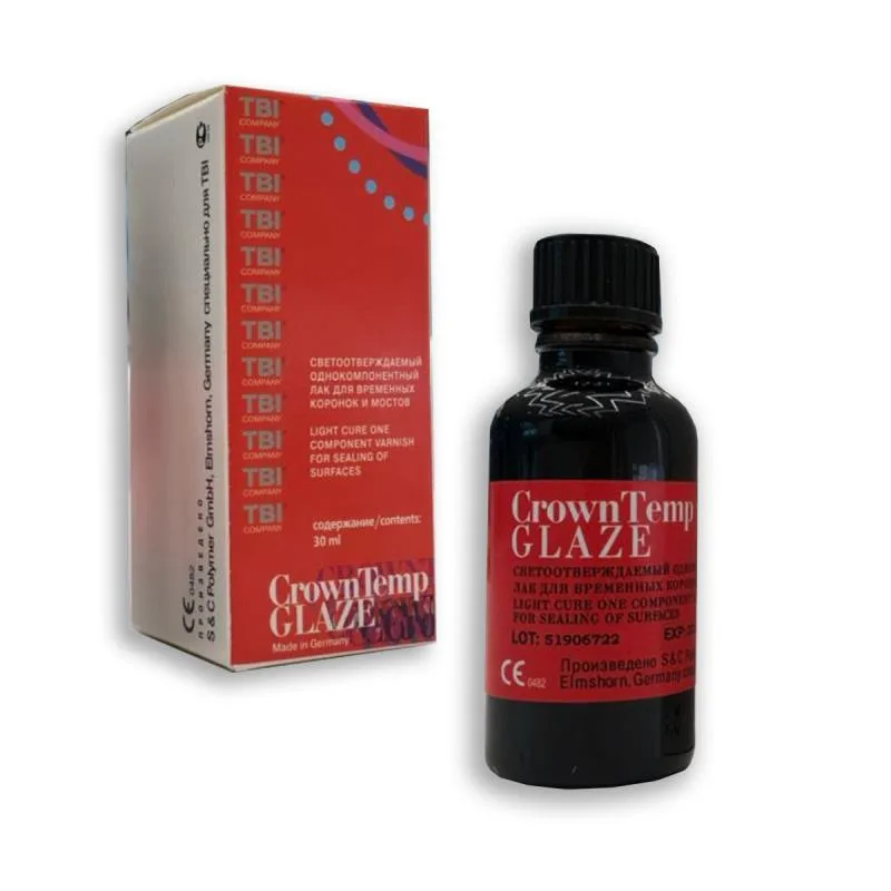 CrownTemp Glaze 30мл - лак светоотверждаемый