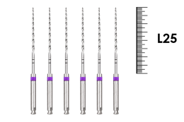 K-Reamer Torpan RA 25мм №10 (6 шт), Dentsply Sirona - машинные файлы, дрильборы, нержавеющая сталь