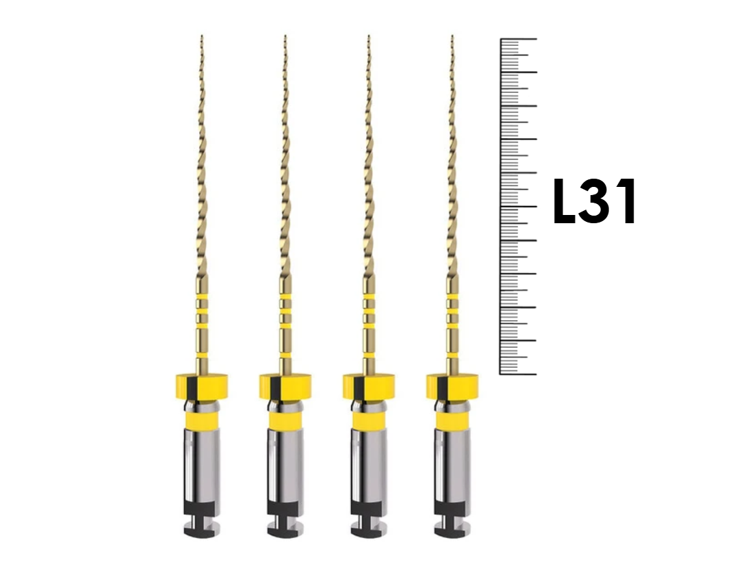 TruNatomy Small 31мм (4 шт), Dentsply Sirona - машинные файлы, стерильные