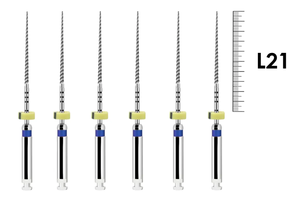 ProFile RA 21мм .04 №30 (6 шт), Dentsply Sirona - машинные файлы, каналорасширители, никель-титан