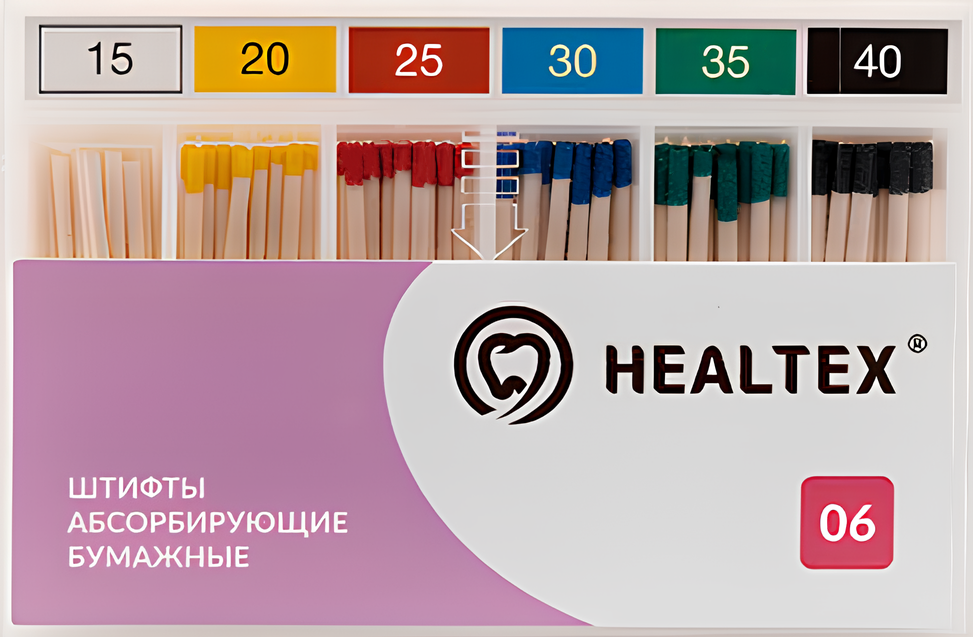 Штифты бумажные Healtex - 06./15-40 100 шт.