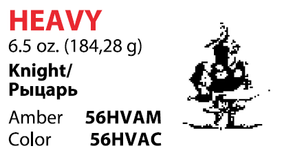 Резиновая тяга Knight (Рыцарь) 5/16 Heavy (7/9 mm 6.5oz 184.28g)