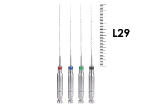 Paste Carriers Mani 29мм №25-40 ассорти (4 шт) - эндодонтические каналонаполнители, машинные