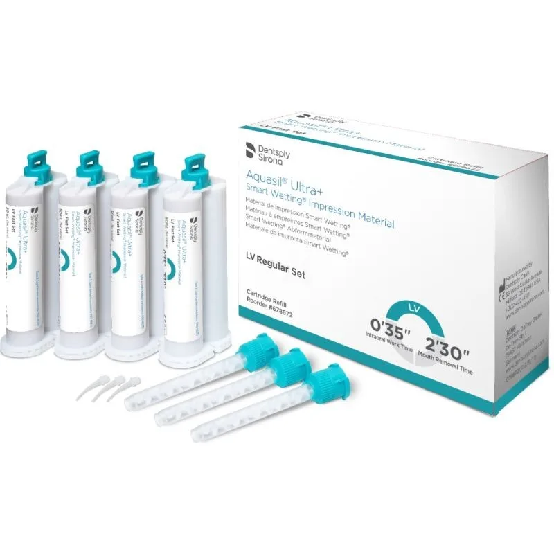 Aquasil Ultra LV Reg.Set обычного и быстрого отверждения, эластомерный оттискный материал высокой точности слепочный материал.Aquasil Ultra LV Reg.Set, Аквасил ультра