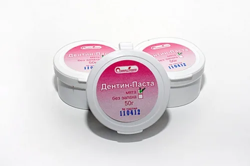 Дентин-паста, 50 г (мята) без эвгенола