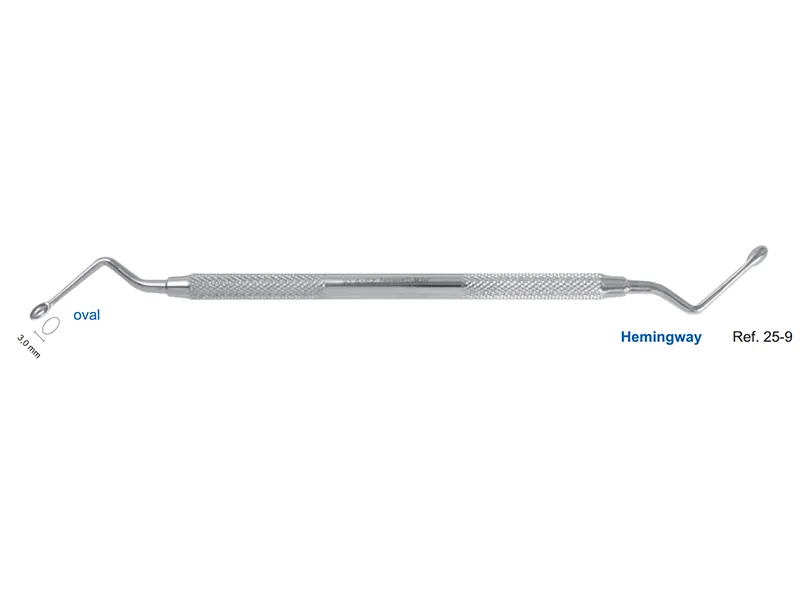 Ложка кюретажная Hemingway, 3,0 мм 25-9*