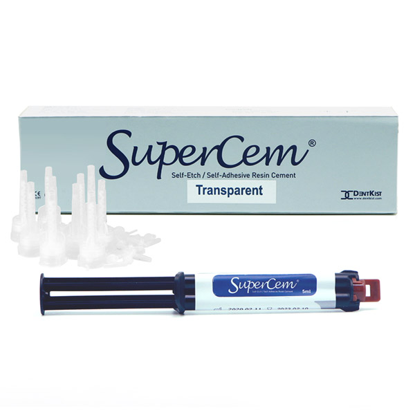 SuperCem Transparent (5 мл) самопротравливающий композитный цемент двойного отверждения