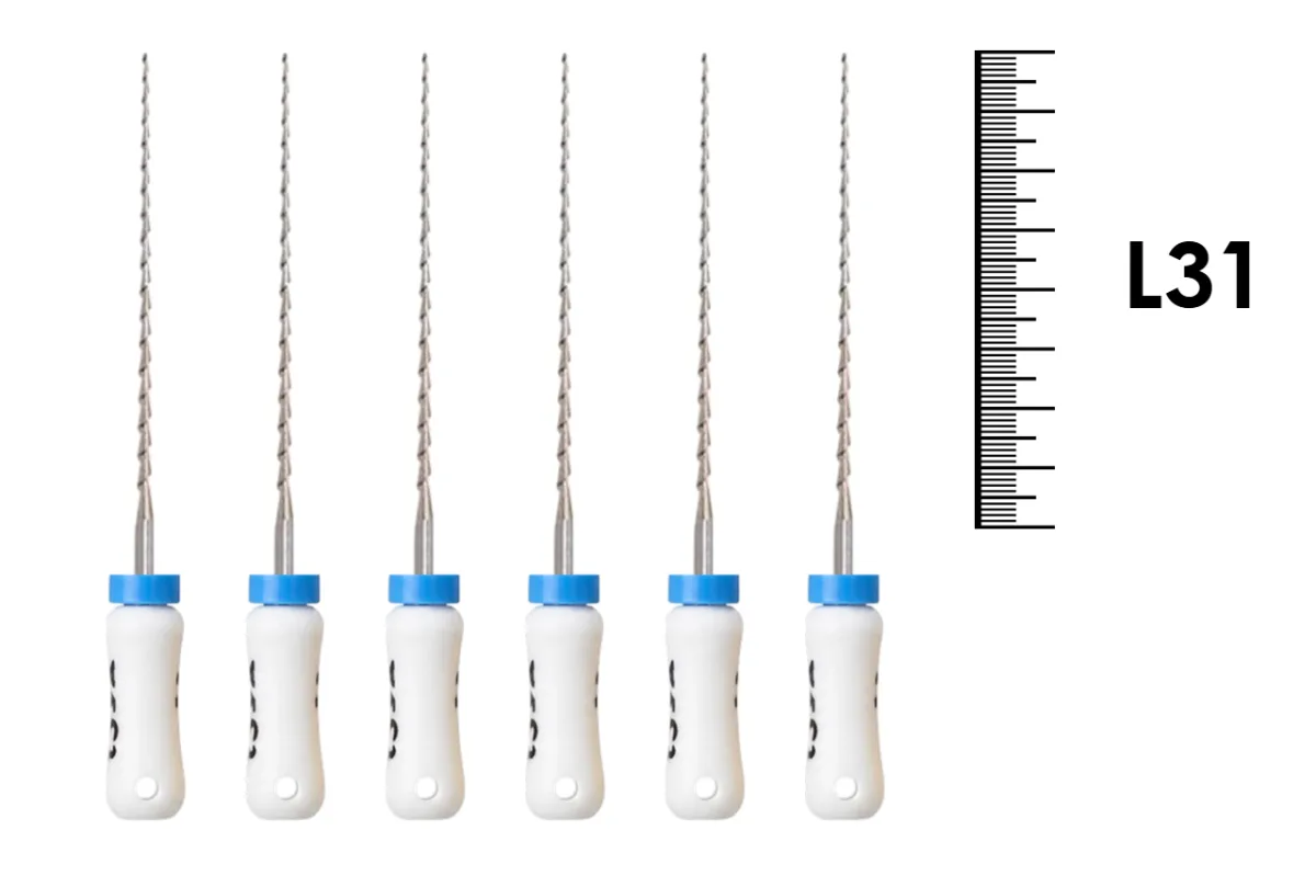 K-Reamer 31мм №15 (6 шт), NIC - ручные файлы, каналорасширители