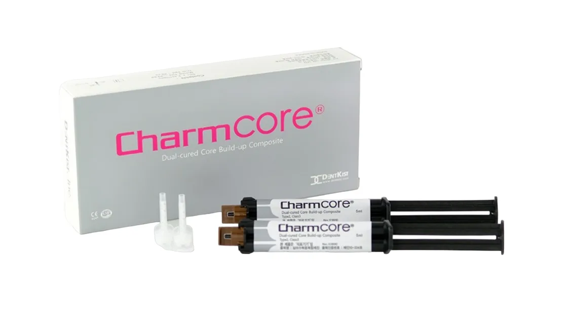 Уценка CharmCore Dual White - композит двойного отверждения (2 картриджа по 5 мл)