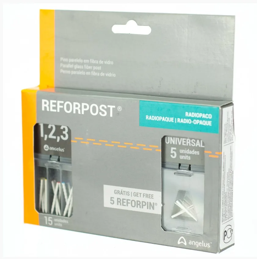 Штифты стоматологические стекловолоконные - Reforpost X-Ray Fiber Glass + Reforpin,