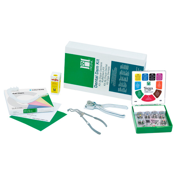 Полный набор коффердама dental dam kit (кламмеры без крыльев)