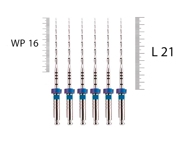 Mtwo 21мм, 05, N30 (6 шт), VDW - тейпер, WP 16