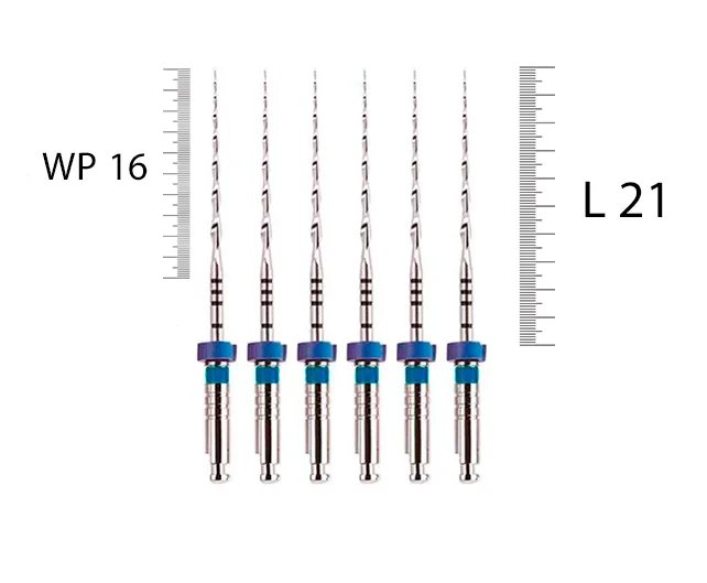 Mtwo 21мм, 05, N30 (6 шт), VDW - тейпер, WP 16