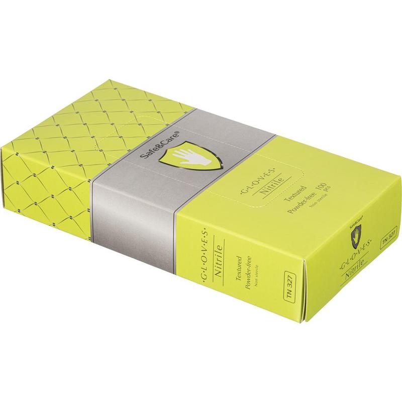 Перчатки Safe&amp;Care нитриловые (3037) зеленые (Лайм) TN 327 /1000 (M)(100 шт.)